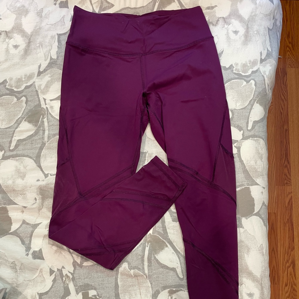 Victoria Secret Purple Mesh Leggings
